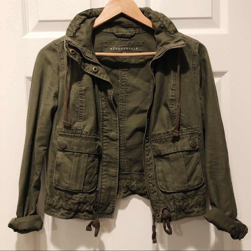 Aeropostale Utility Zip-Up Jacket